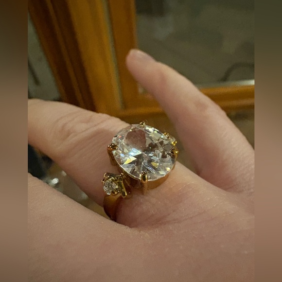 Promise Ring 14k CZ - Picture 4 of 8